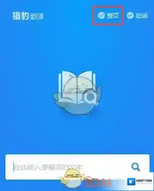 猎豹浏览器翻译