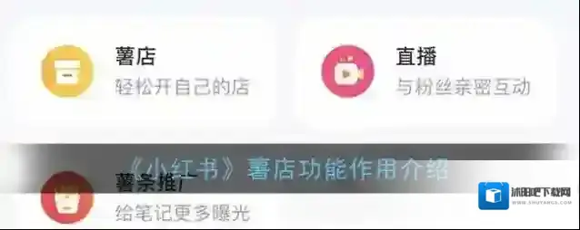 小红书薯店