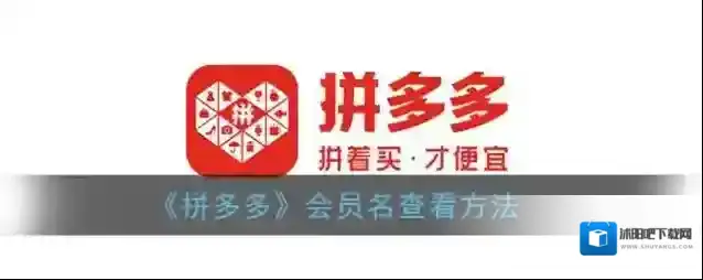《拼多多》会员名查看方法